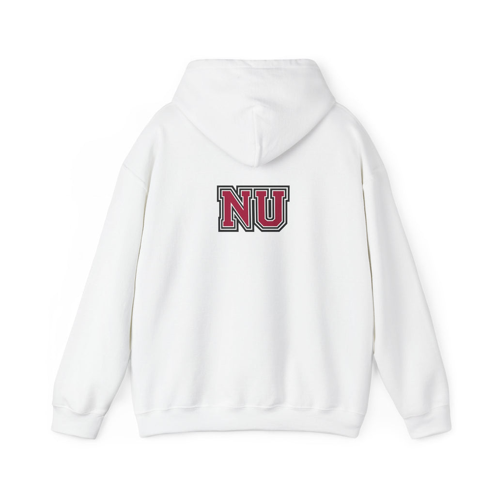 Nonchalant University crest hoodie | NU back logo hooded sweatshirt
